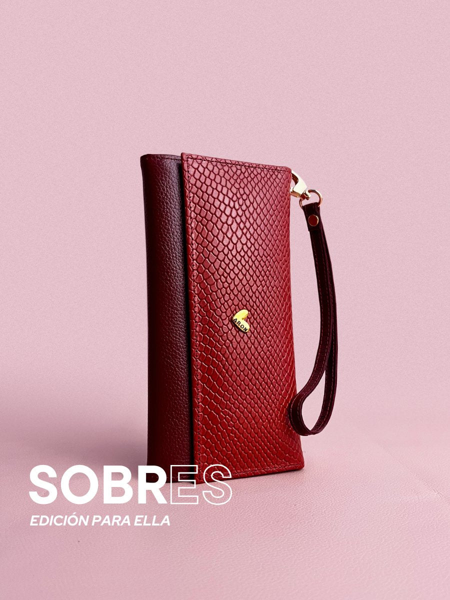 Sobres de cuero para dama