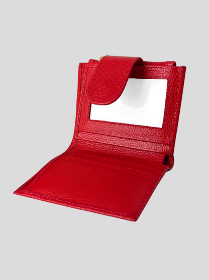 BILLETERA ALANA/BROCHE - RED