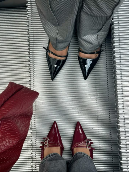 FLATS MARY JANE CHERRY