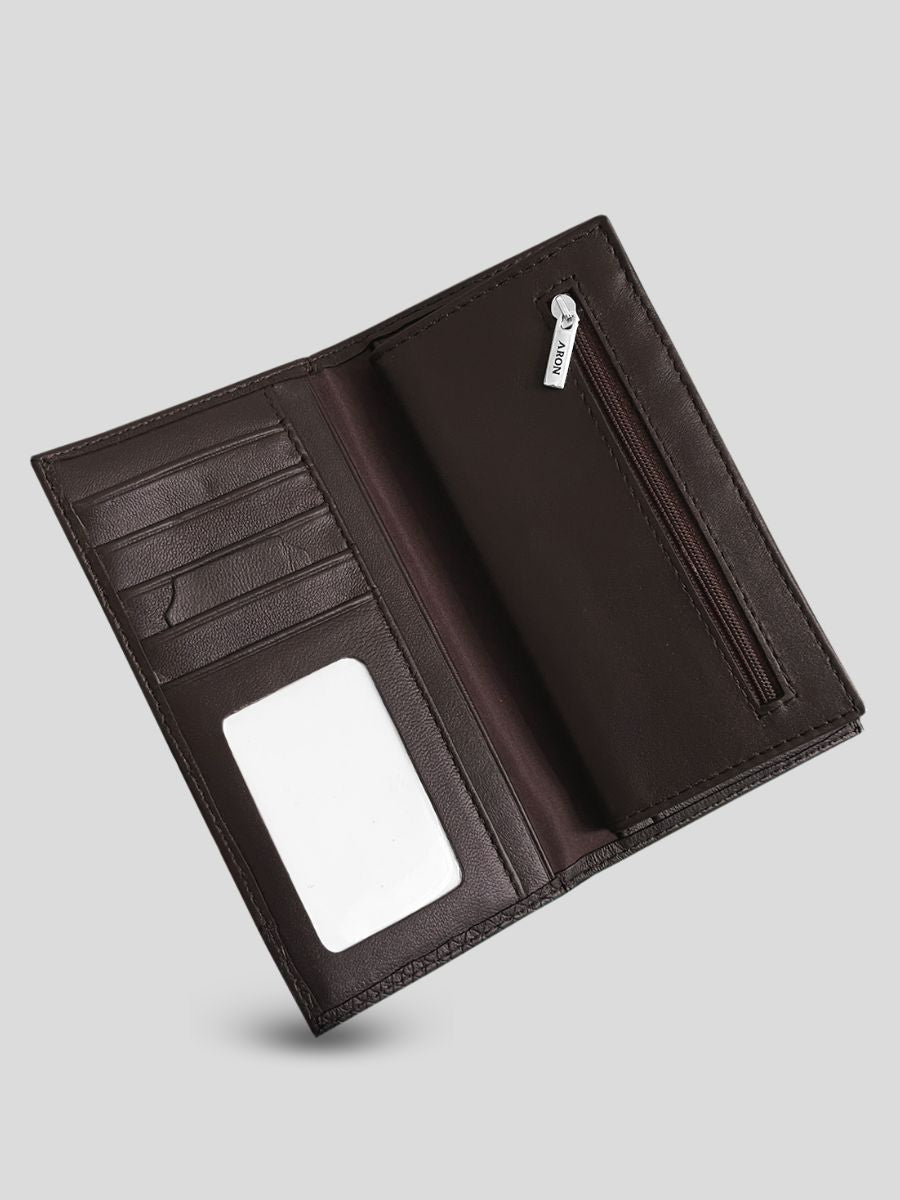 Chequera Naplo - Brown