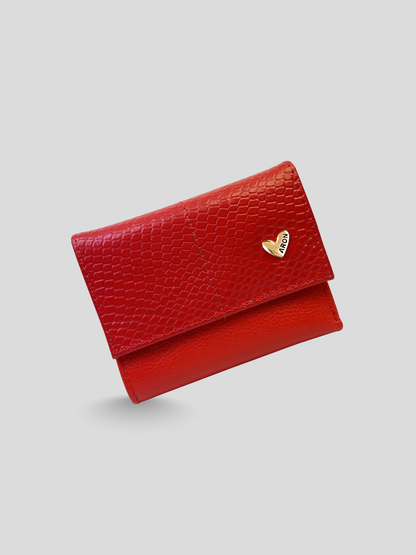 BILLETERA DE CUERO CHIARA - RED