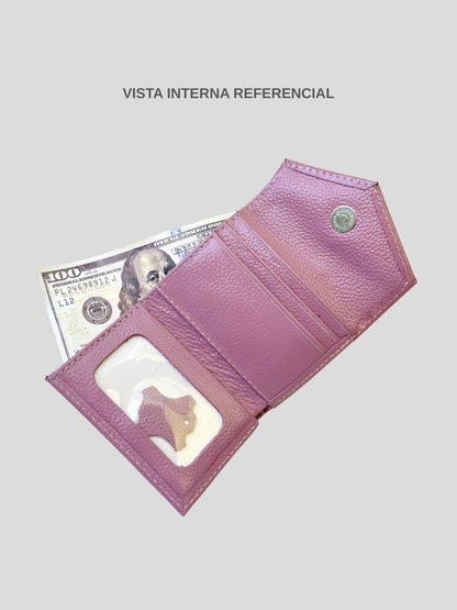 MINI BILLETERA DE CUERO DARLYN - PREMIUM PURPLE