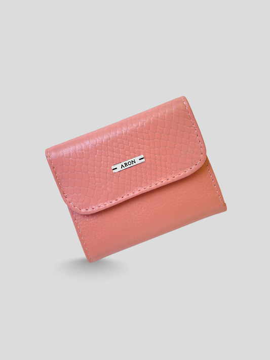 MINI BILLETERA DE CUERO DARLYN - PREMIUM PINK