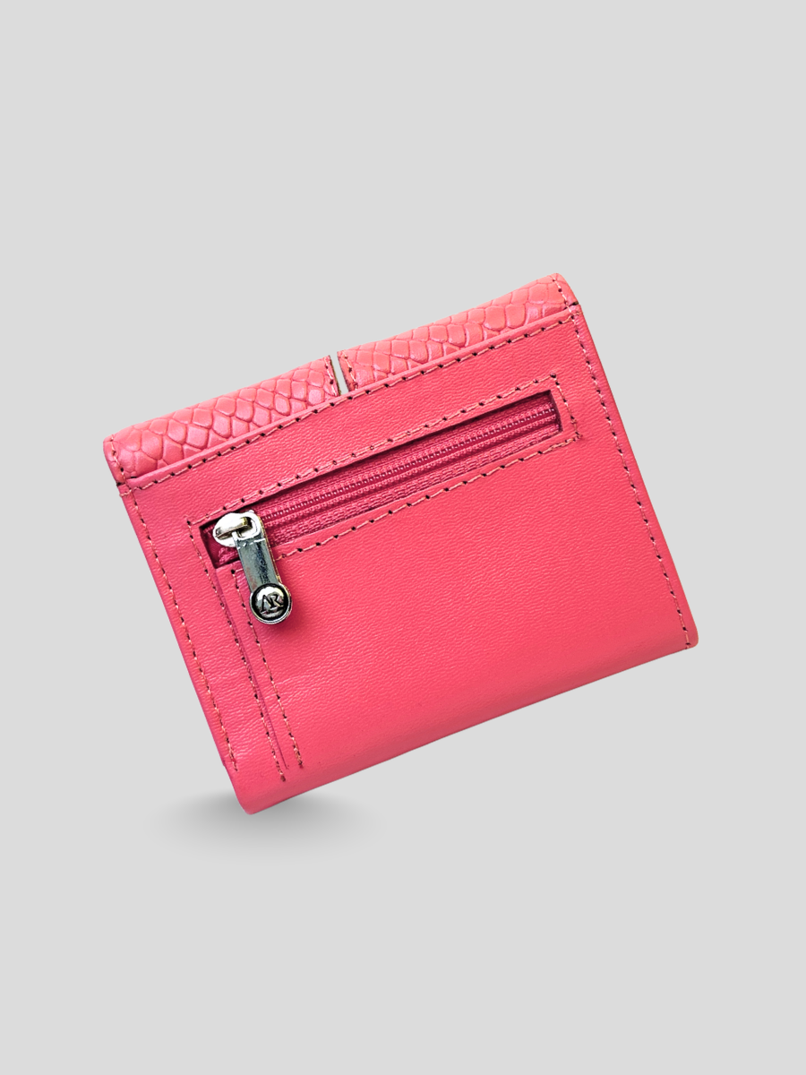 MINI BILLETERA DE CUERO ZOÉ - PINK