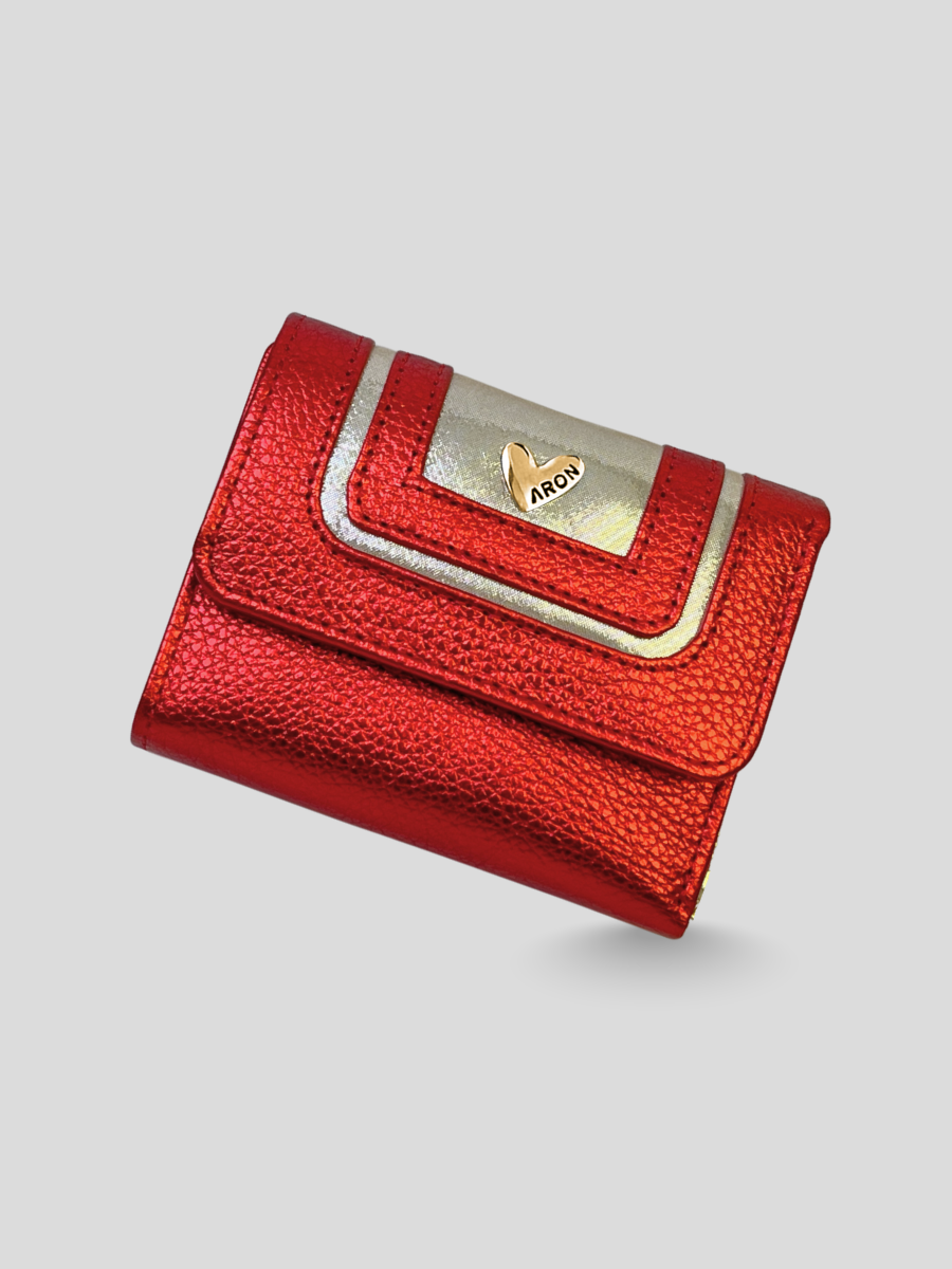 BILLETERA DE CUERO ATENEA - RED