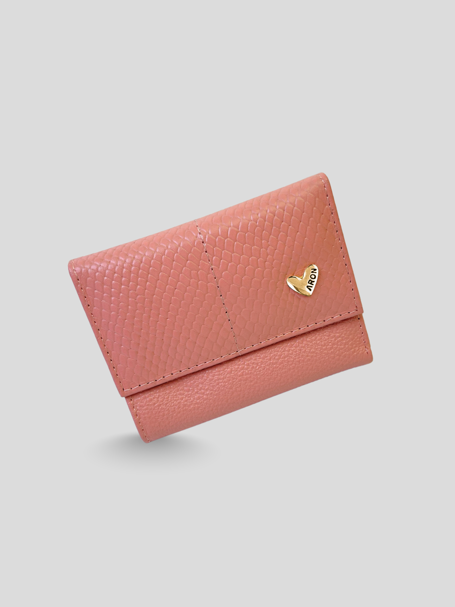 BILLETERA DE CUERO CHIARA - PINK