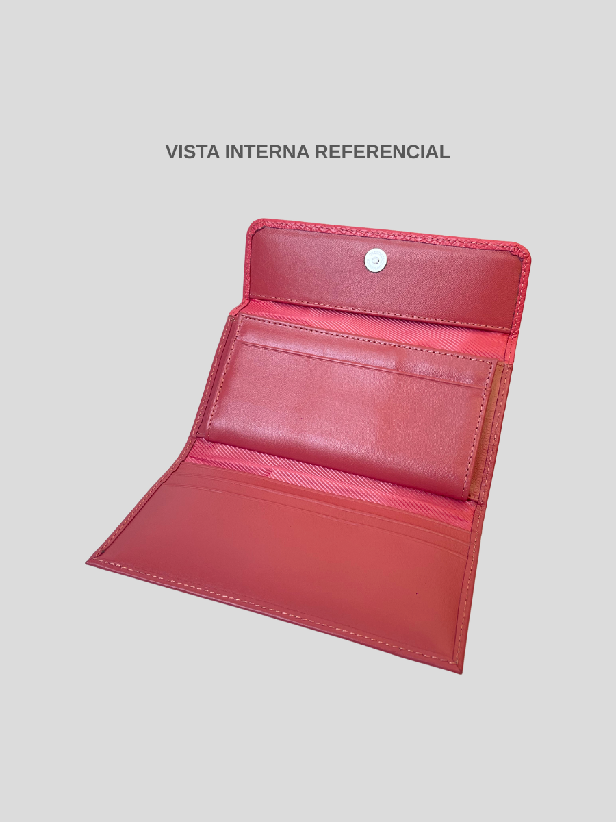 SOBRE DE CUERO NARAH - BUBBLEGUM PINK