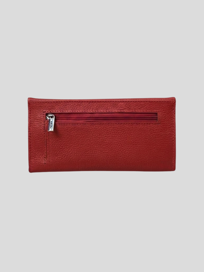 PORTA CELULAR DE CUERO EMILIA - DARK RED