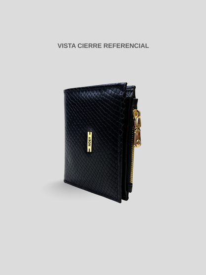 BILLETERA DE CUERO ALANA - BLACK