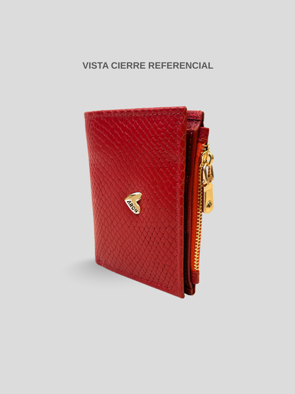 BILLETERA DE CUERO ALANA - RED LOVE