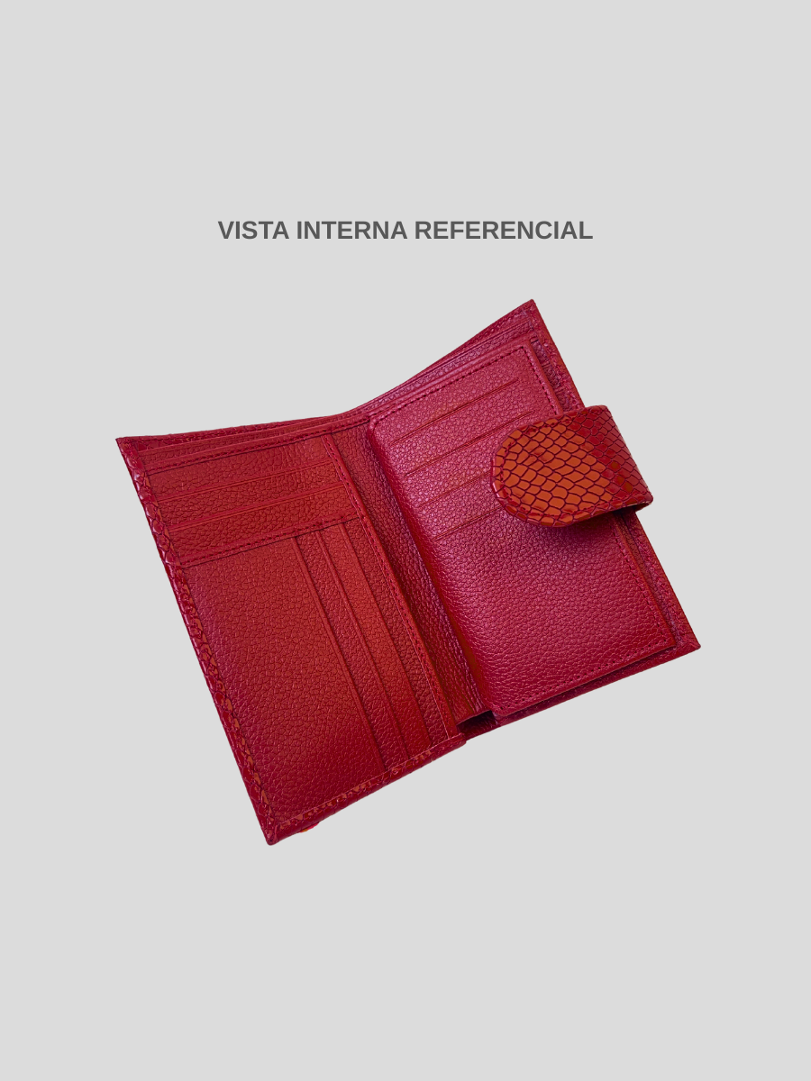 SEMI SOBRE DE CUERO ELISA - RED