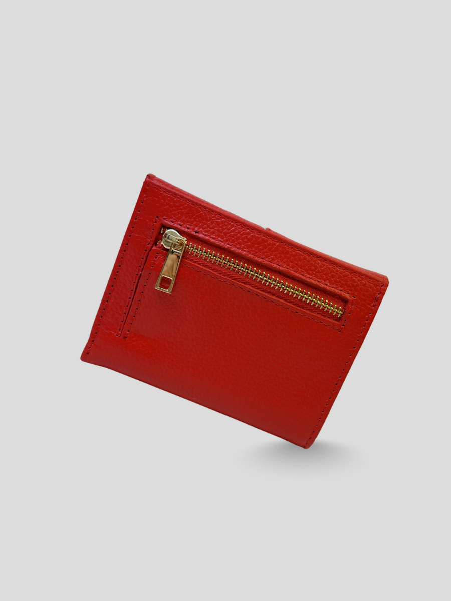 BILLETERA DE CUERO CHIARA - RED