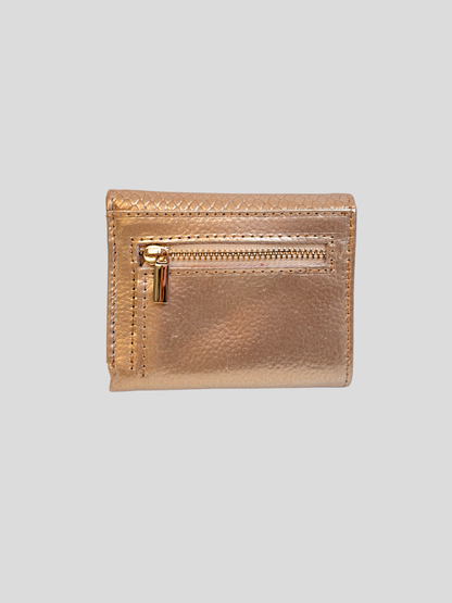 MINI BILLETERA DE CUERO DARLYN - PREMIUM ROSE GOLD