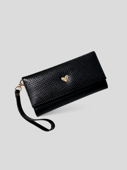 PORTA CELULAR DE CUERO EMILIA - BLACK