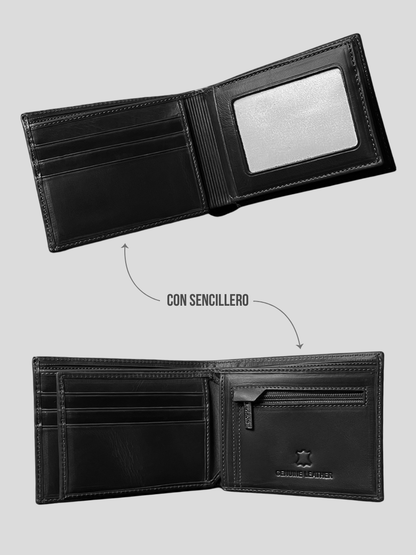 BILLETERA CARTAGENA - PLOMO