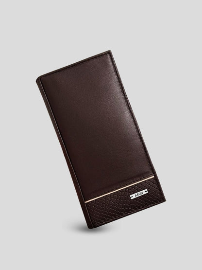 Chequera Naplo - Brown