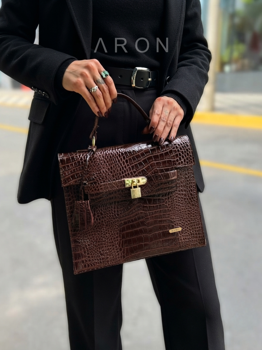 CARTERA KELLY CROCO