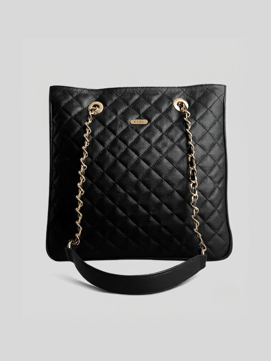 TOTE BAG ZAFIRO CH BLACK