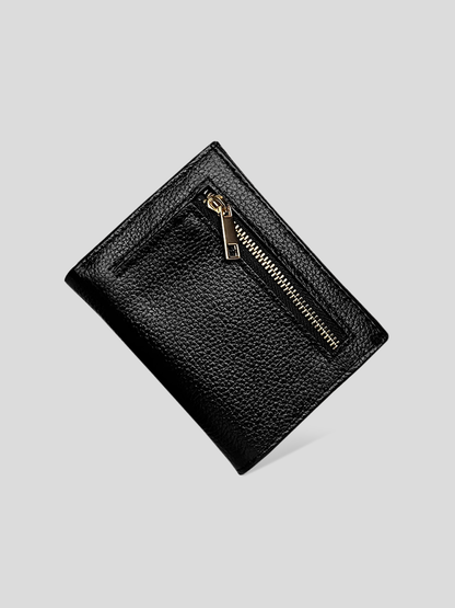 BILLETERA DE CUERO CHIARA - BLACK
