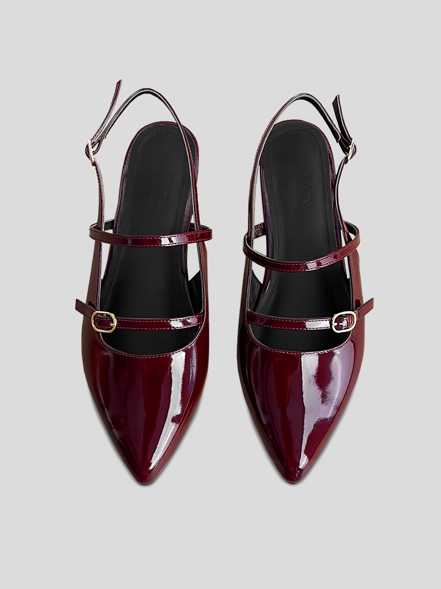 FLATS MARY JANE CHERRY
