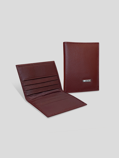 TARJETERO DE CUERO RES PREMIUM - WINE